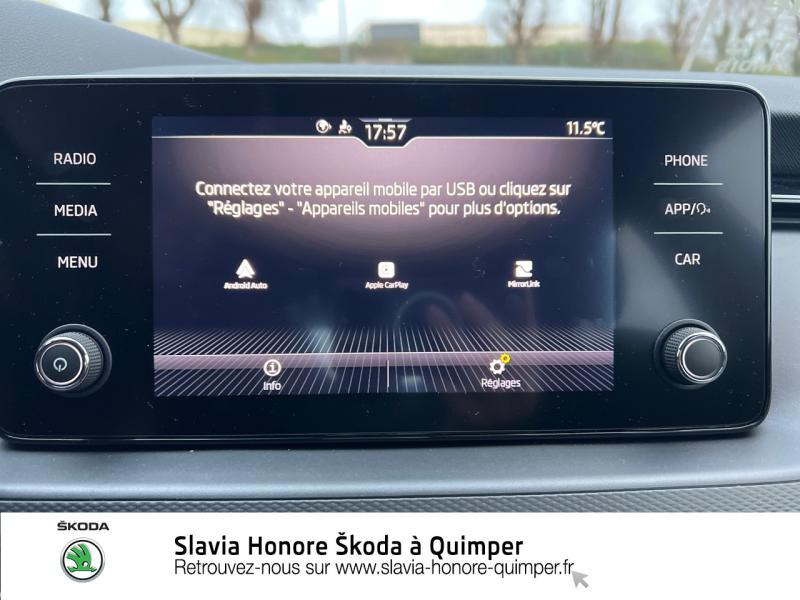 Photo 14 de l'offre de SKODA Kamiq 1.0 TSI 95ch Ambition à 21490€ chez Honore Auto - Volkswagen Quimper