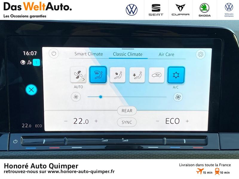 Photo 17 de l'offre de VOLKSWAGEN Golf 1.4 eHybrid 245ch GTE DSG6 à 32990€ chez Honore Auto - Volkswagen Quimper