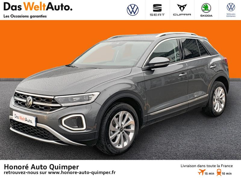 Volkswagen T-Roc 1.5 TSI EVO 150ch Style DSG7 Essence Gris Indium Occasion à vendre