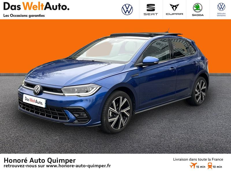 Volkswagen Polo 1.0 TSI 110ch R-Line DSG7 Euro6d-T Essence Bleu Récif Occasion à vendre