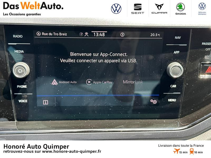 Photo 20 de l'offre de VOLKSWAGEN Polo 1.0 TSI 95ch Style DSG7 à 23990€ chez Honore Auto - Volkswagen Quimper