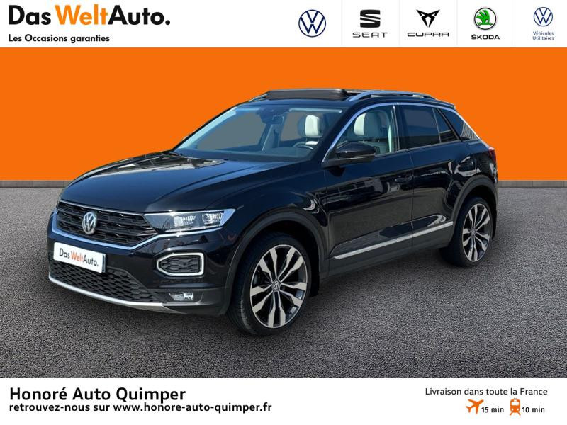Volkswagen T-Roc 1.5 TSI EVO 150ch Carat Exclusive Euro6d-T Essence Noir Intense nacrée Occasion à vendre