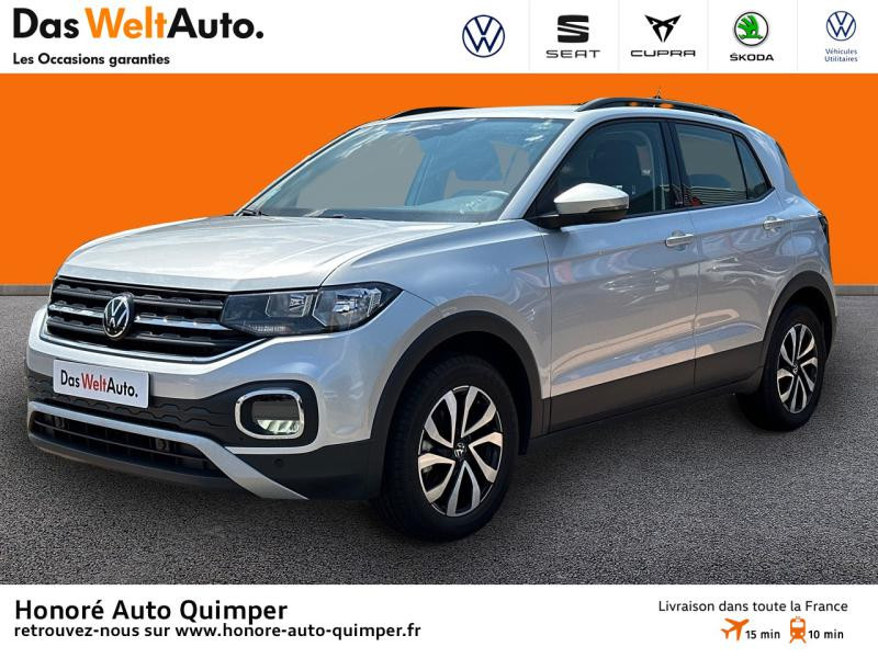 Volkswagen T-Cross 1.0 TSI 95ch Active Essence Reflet d'Argent métallisée Occasion à vendre