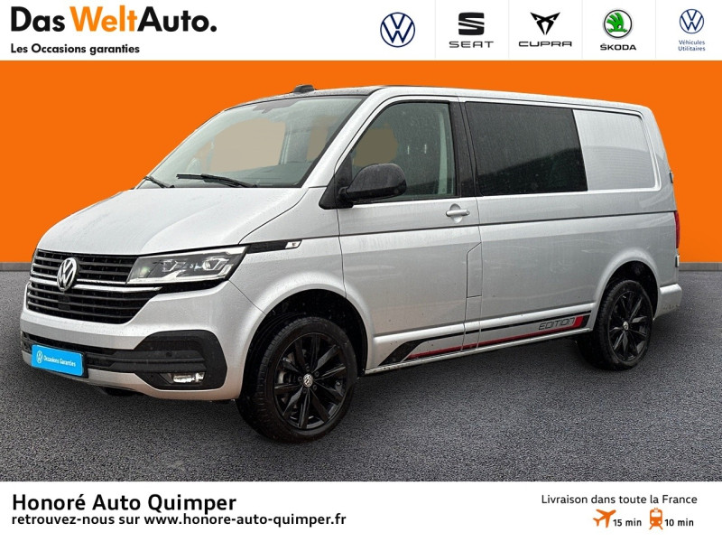 Volkswagen Transporter Fg 3.0T L1H1 2.0 TDI 150ch ProCab Edition DSG7 Diesel Reflet d'Argent Métallisé Toit Noir Occasion à vendre