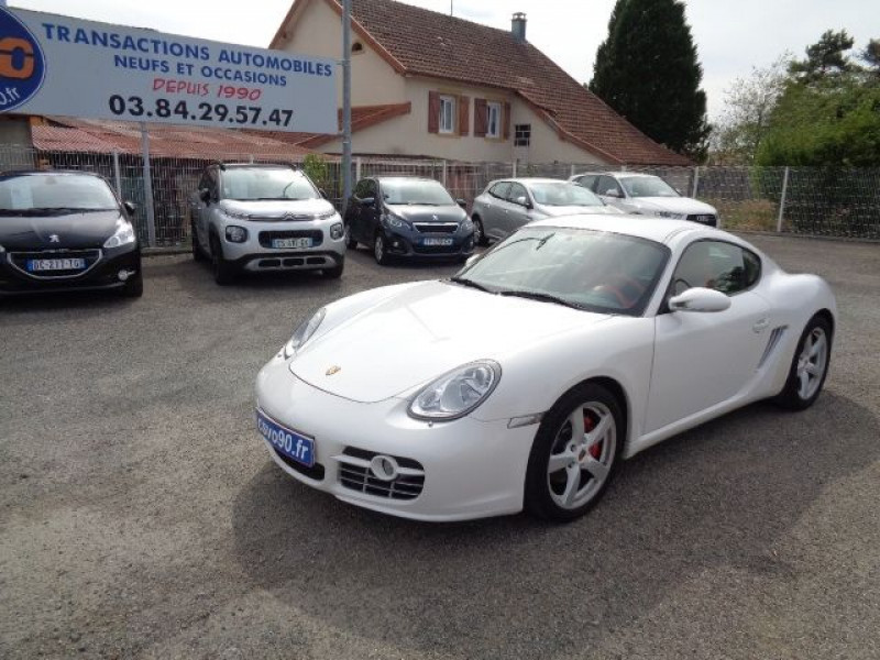 Porsche CAYMAN (987) MOTEUR NEUF 1580 KM  3.4 S Essence BLANC Occasion à vendre
