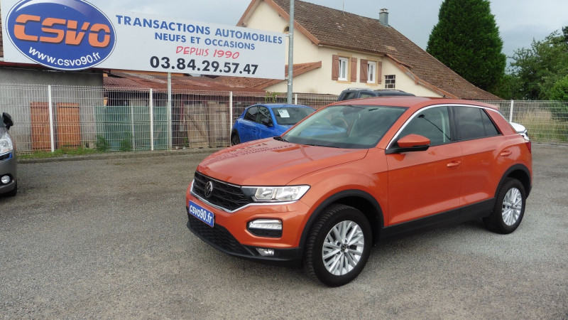Volkswagen T-ROC PNEUS 4SAISONS 1.6 TDI 115CH LOUNGE S&S Diesel ORANGE OCRE Occasion à vendre