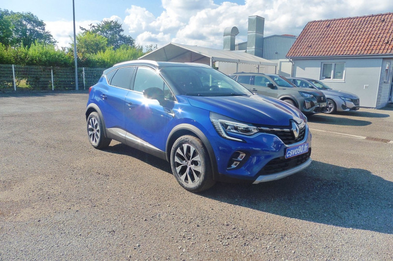 Renault CAPTUR II EDC 1.3 TCE MILD HYBRID 140CH TECHNO Essence BLEU IRON / TN Neuf à vendre