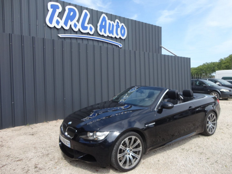 Bmw SERIE 3 CABRIOLET (E93) M3 420CH DRIVELOGIC Essence NOIR Occasion à vendre