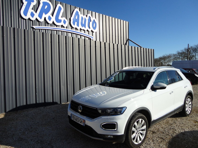 Volkswagen T-ROC 1.6 TDI 115CH CARAT EURO6D-T Diesel BLANC Occasion à vendre