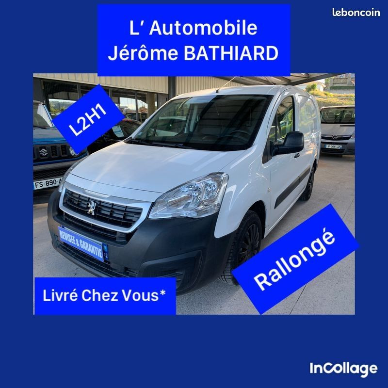 Photo 1 de l'offre de PEUGEOT PARTNER LONG 1.6 BLUEHDI 100CH PRO à 13290€ chez L'Automobile Jérôme BATHIARD