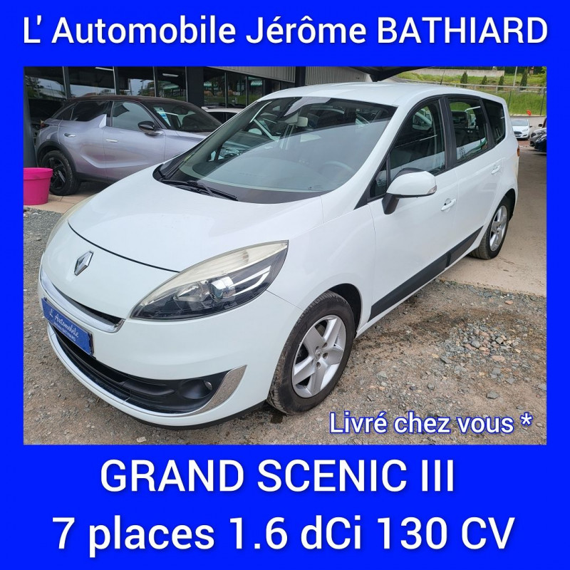 Renault SCENIC 1.6 DCI 130CH ENERGY 15TH ECO² 7 PLACES Diesel BLANC Occasion à vendre