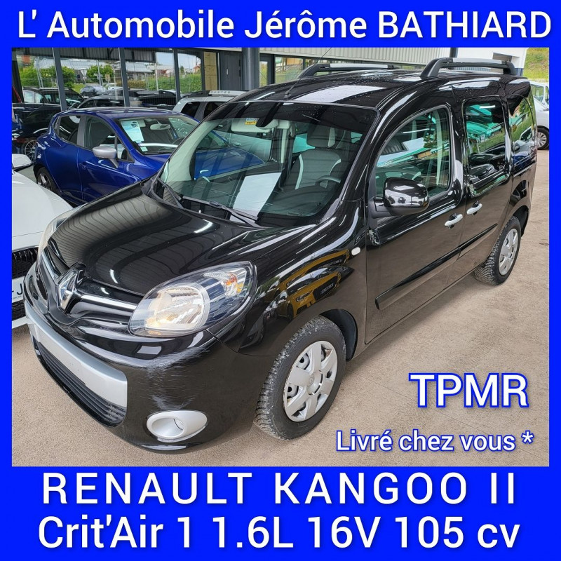 Renault KANGOO II 1.6 16V 105CH LIFE BVA Essence NOIR Occasion à vendre