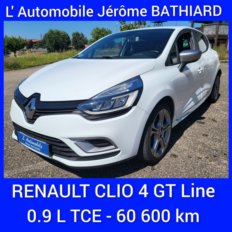 Renault CLIO 0.9 TCE 90CH GTLINE Essence BLANC Occasion à vendre