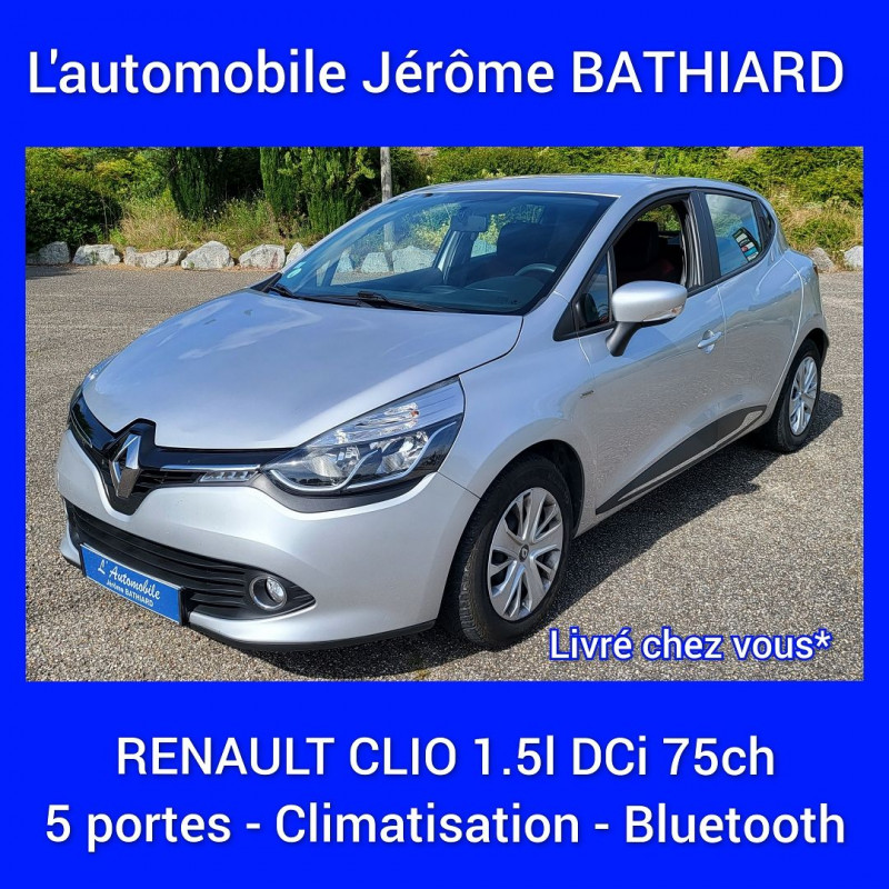 Photo 1 de l'offre de RENAULT CLIO IV 1.5 DCI 75CH à 12090€ chez L'Automobile Jérôme BATHIARD