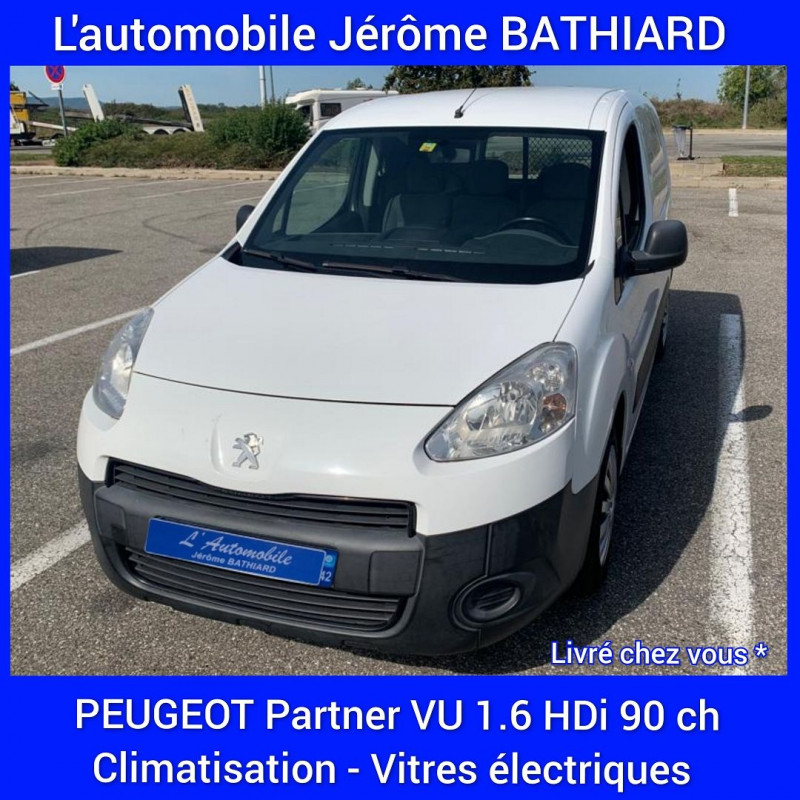 Peugeot PARTNER 120 L1 1.6 HDI FAP 90 PACK CD CLIM Diesel BLANC Occasion à vendre