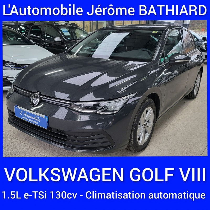 Volkswagen GOLF VIII 1.5 ETSI OPF 130CH LIFE PLUS DSG7 Hybride GRIS Occasion à vendre
