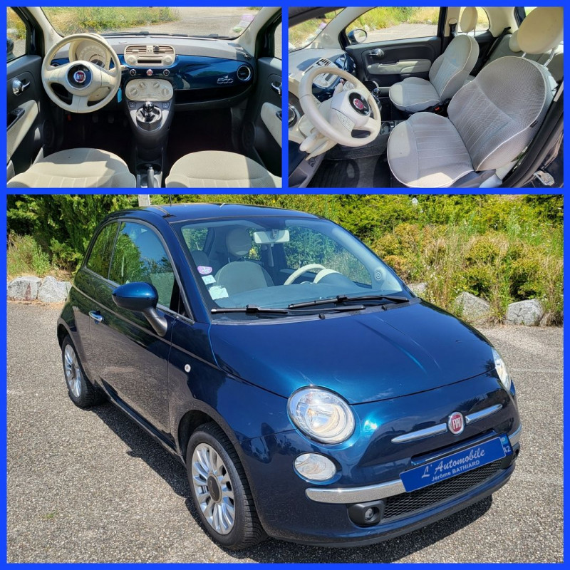 Photo 3 de l'offre de FIAT 500 1.2 8V 69CH LOUNGE à 8790€ chez L'Automobile Jérôme BATHIARD