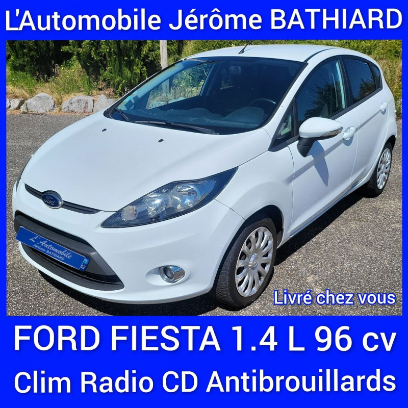 Ford FIESTA 1.4 16V 96CH TREND PACK 5P Essence BLANC Occasion à vendre