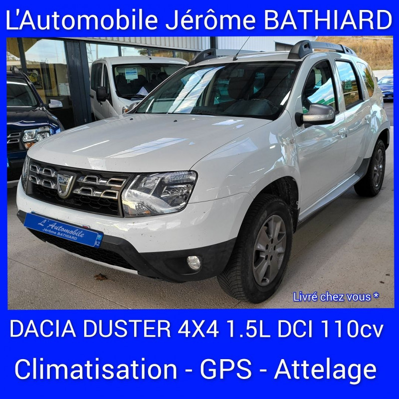 Dacia DUSTER 1.5 DCI 110CH PRESTIGE 4X4 Diesel BLANC Occasion à vendre