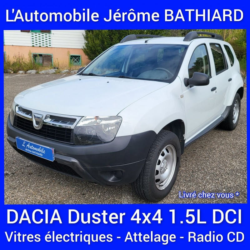 Dacia DUSTER 1.5 DCI 90CH FAP AMBIANCE 4X4 Diesel BLANC Occasion à vendre