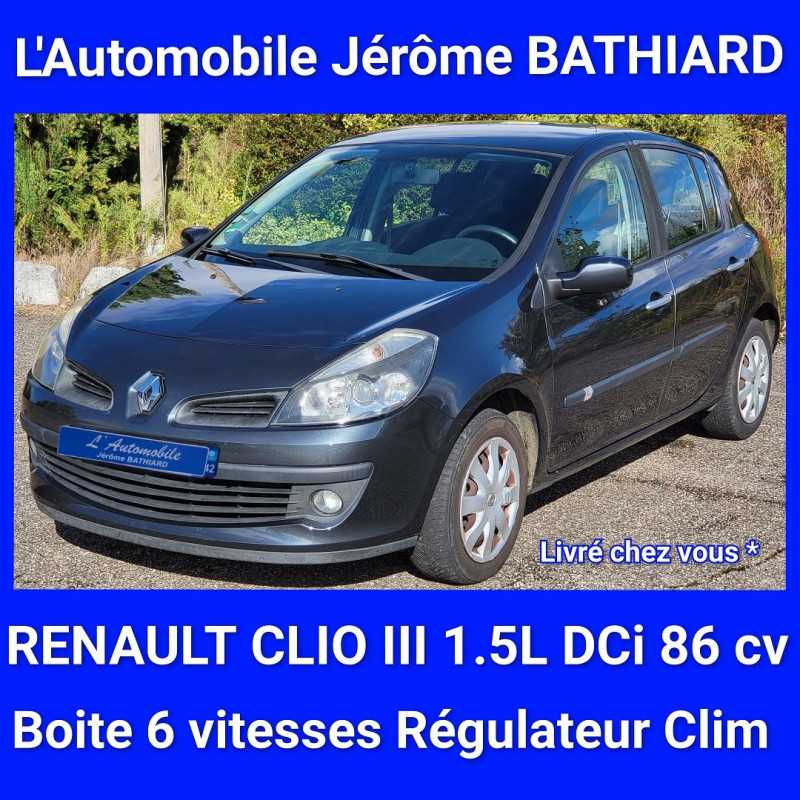 Photo 1 de l'offre de RENAULT CLIO III 1.5 DCI 85CH EXCEPTION 2 5P à 7290€ chez L'Automobile Jérôme BATHIARD