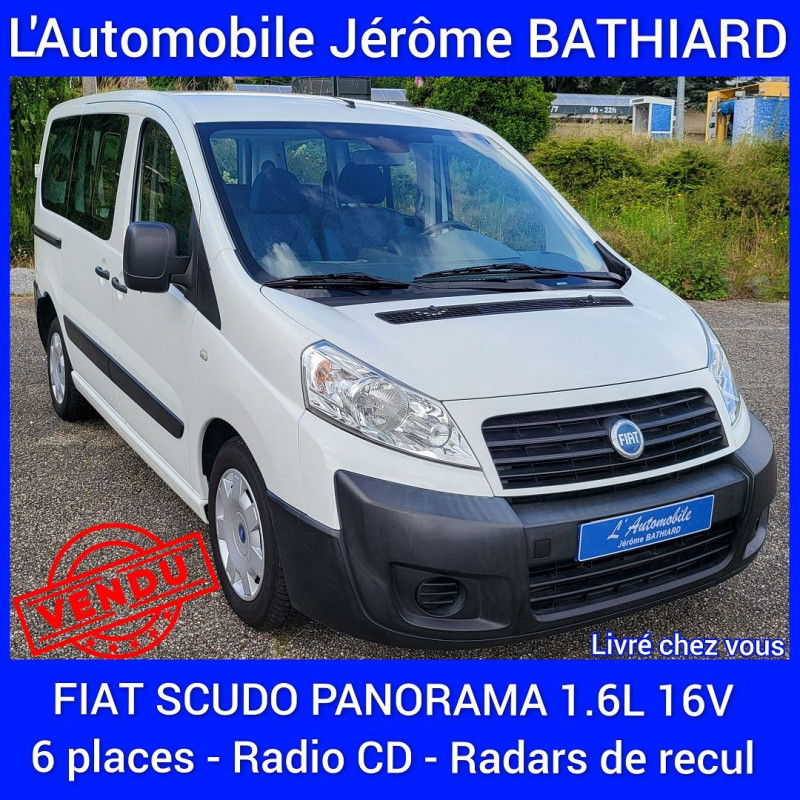 Fiat SCUDO COMBI CH1 1.6 MULTIJET 16V 90CH 6 PLACES Diesel BLANC Occasion à vendre