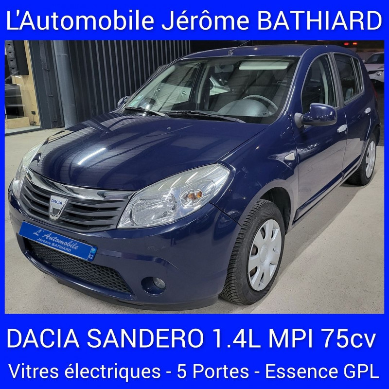 Dacia SANDERO 1.4 MPI 75CH GPL AMBIANCE GPL BLEU F Occasion à vendre