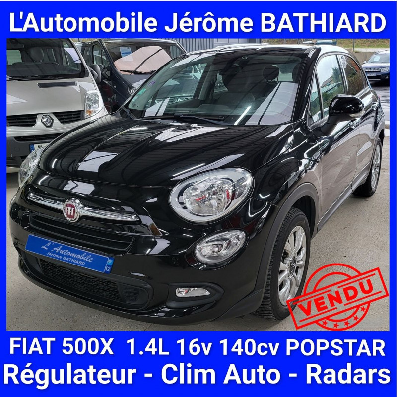 Fiat 500X 1.4 MULTIAIR 16V 140CH POPSTAR Essence NOIR Occasion à vendre