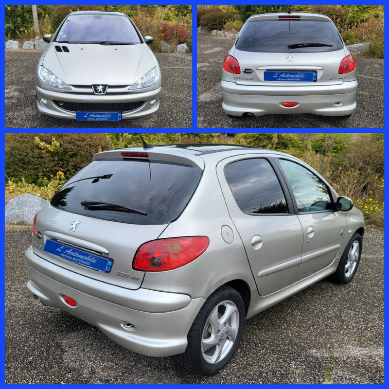 Photo 13 de l'offre de PEUGEOT 206 2.0 HDI ROLAND GARROS 5P à 4290€ chez L'Automobile Jérôme BATHIARD