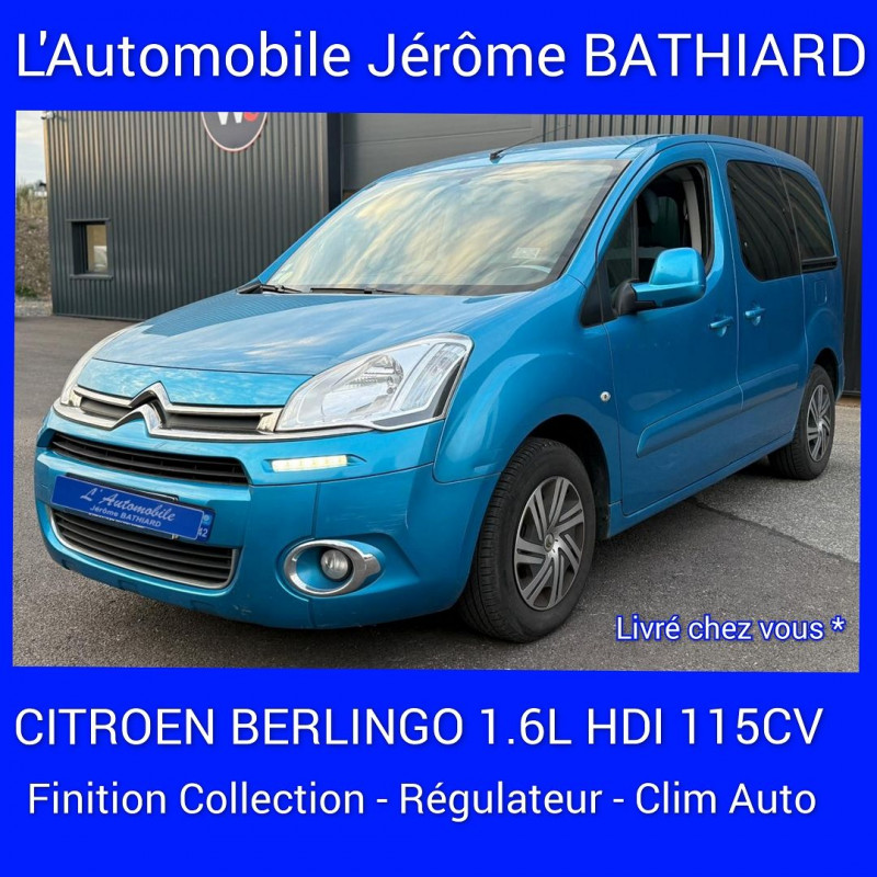 Citroen BERLINGO 1.6 HDI115 COLLECTION 5P Diesel BLEU C Occasion à vendre