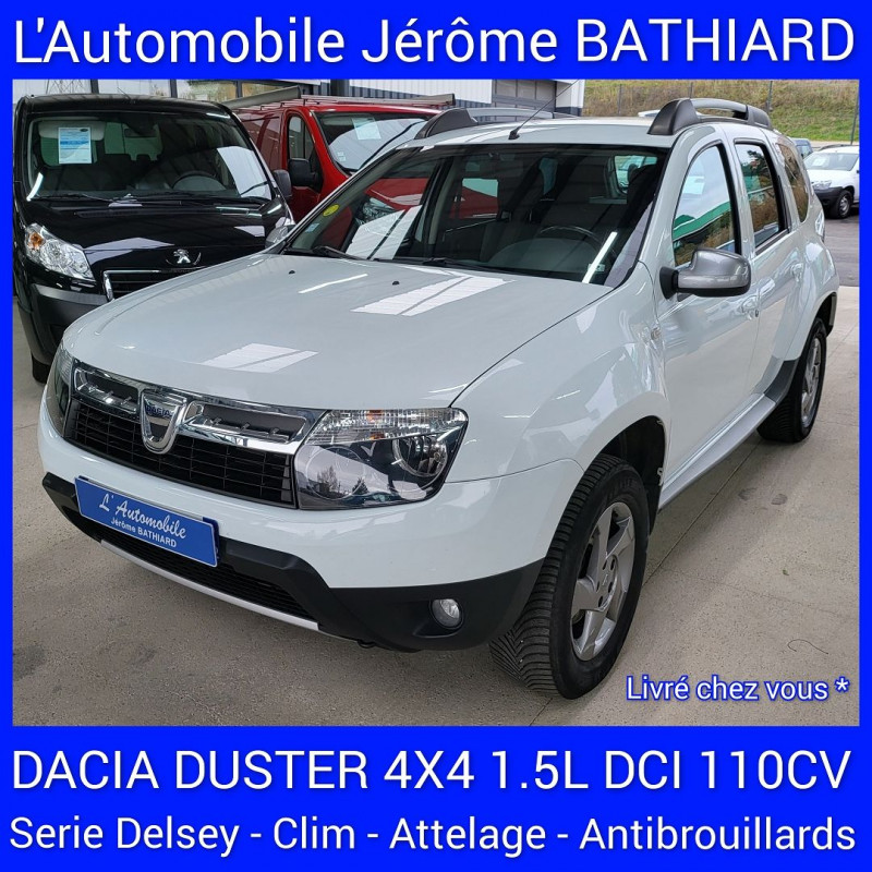 Dacia DUSTER 1.5 DCI 110CH FAP DELSEY 4X4 Diesel BLANC Occasion à vendre