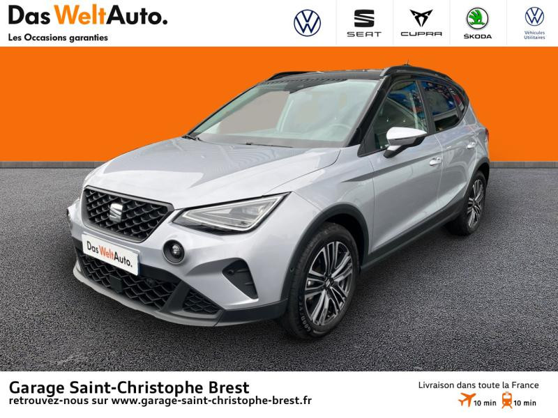 Seat Arona 1.0 TSI 95ch Urban Essence Gris Urbain Métal/Toit Noir Minuit Occasion à vendre
