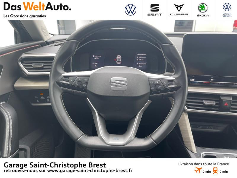 Photo 7 de l'offre de SEAT Leon eHybrid 204ch Xcellence DSG6 à 26990€ chez Garage Saint Christophe - Volkswagen Brest