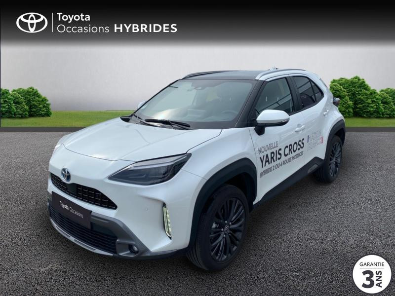 Toyota Yaris Cross 116h Trail AWD-i Hybride : Essence/Electrique Blanc Lunaire Nacré Occasion à vendre