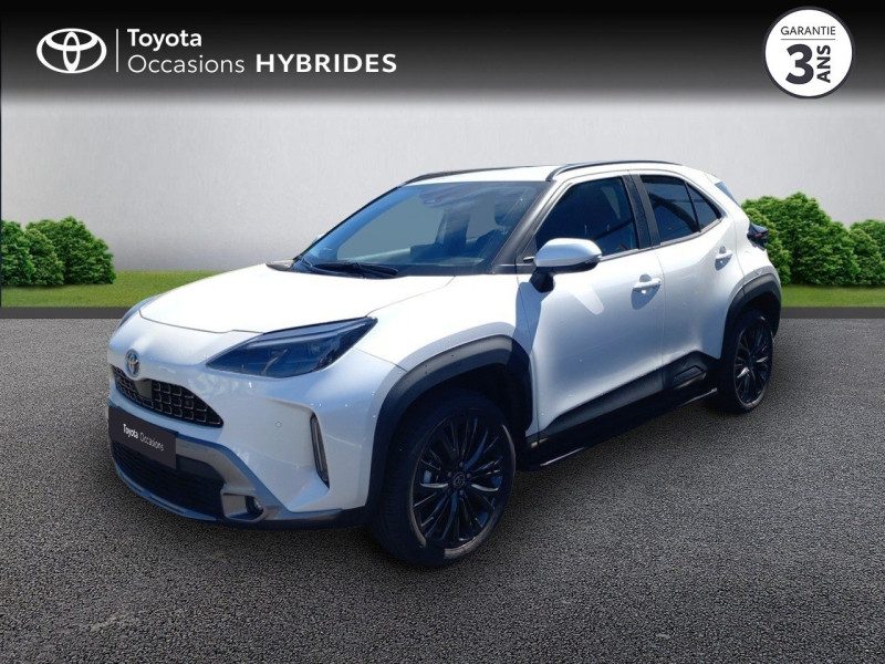 Toyota Yaris Cross 116h Trail + marchepieds MY22 Hybride Blanc Lunaire Nacré Occasion à vendre
