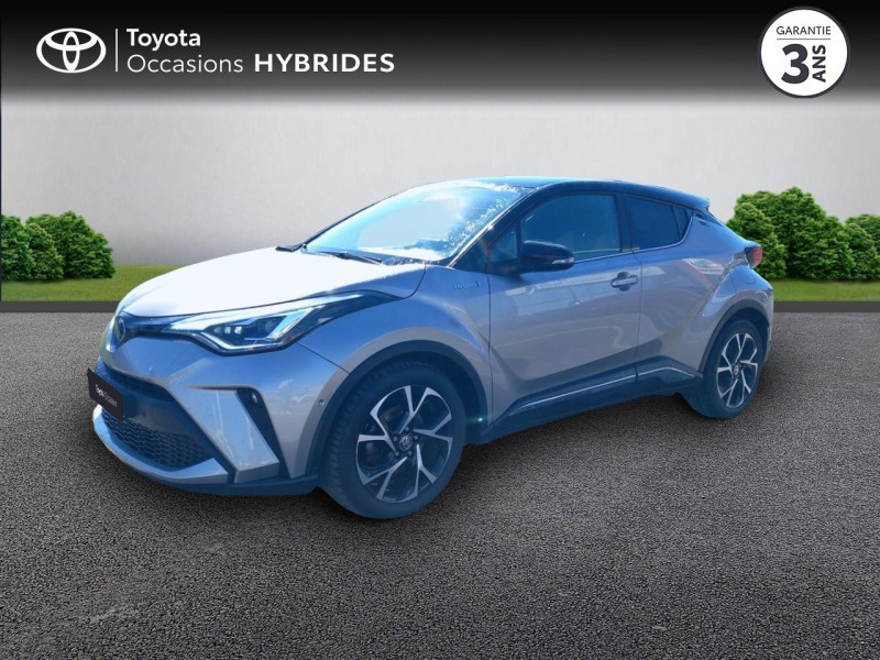 Toyota C-HR 184h Collection 2WD E-CVT MY20 Hybride Gris Platinium bi-ton Occasion à vendre