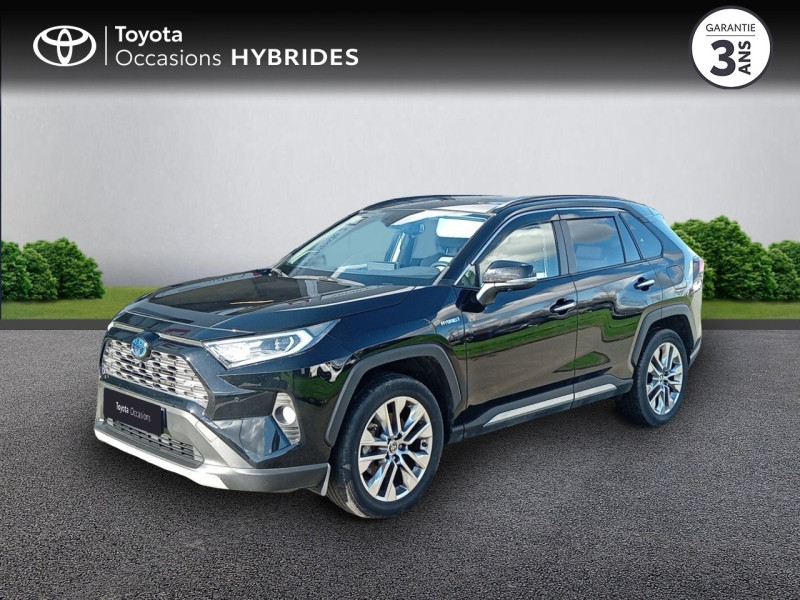 Toyota RAV4 Hybride 218ch Lounge 2WD MY21 Hybride Noir Attitude métallisé Occasion à vendre