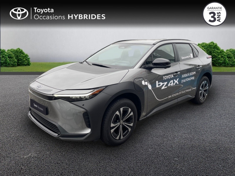 Toyota bZ4X 11kW 218ch Origin AWD Electrique Gris platine métallisé premium Occasion à vendre