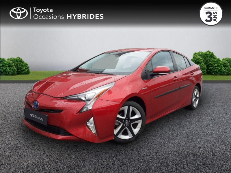 Toyota Prius 122h Dynamic Hybride Rouge Passion Occasion à vendre