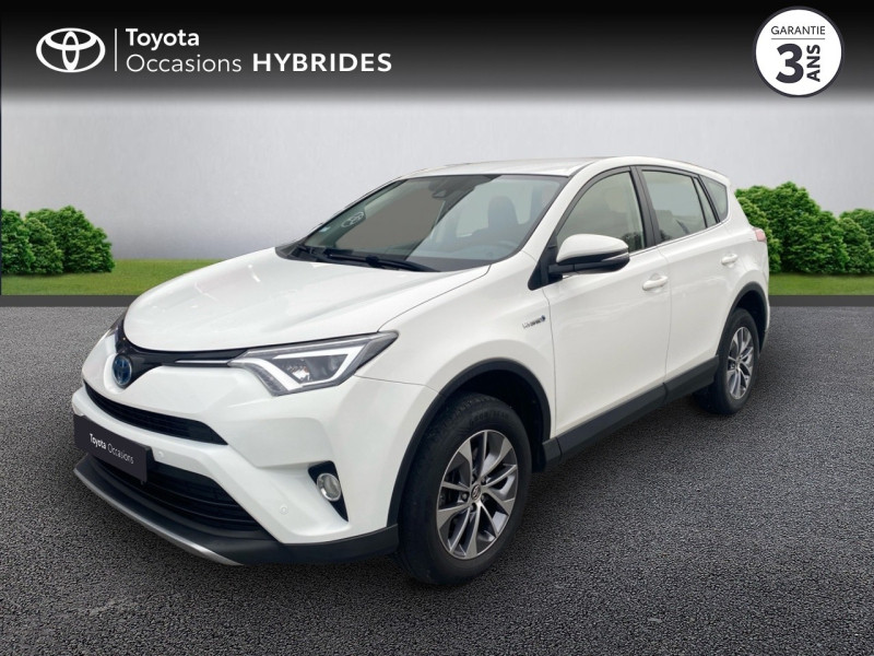 Toyota RAV4 197 Hybride Dynamic 2WD CVT Hybride Blanc Occasion à vendre