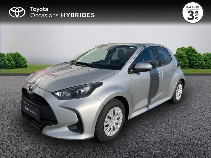 Toyota Yaris 116h Dynamic Nav 5p MY22 Hybride Gris Minéral (M) Occasion à vendre