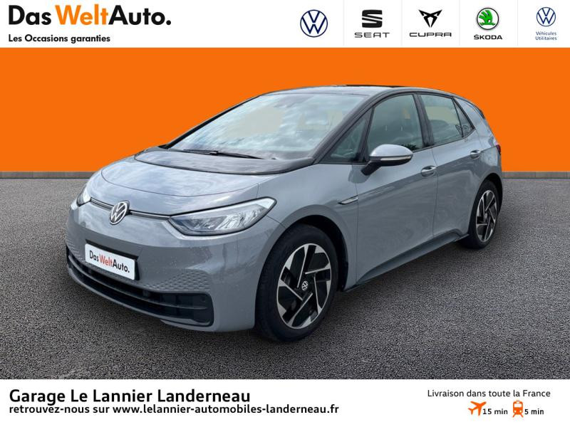 Volkswagen ID.3 204ch - 58 kWh Life Electrique Gris Lunaire/Toit/Hayon Noir Occasion à vendre