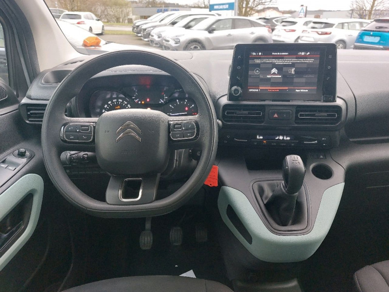 Photo 5 de l'offre de CITROEN BERLINGO M BLUEHDI 100CH FEEL à 18990€ chez Carlyss automobiles Vitré