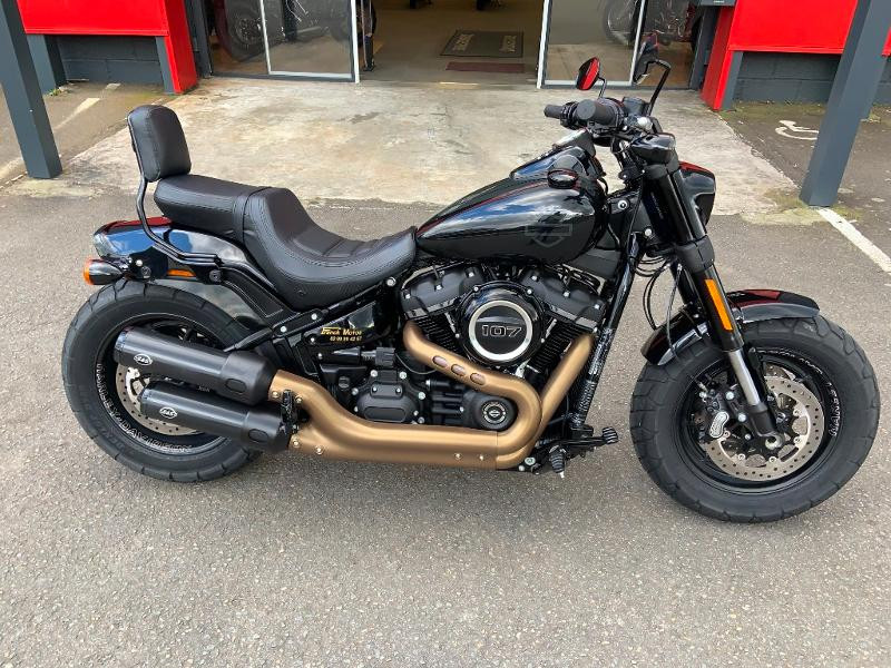Harley-Davidson Softail Fat Bob 1745 Noir ABS 2018 Essence NOIR Occasion à vendre