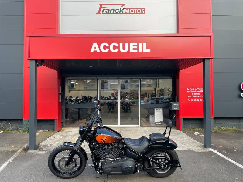 Photo 5 de l'offre de HARLEY-DAVIDSON Softail Street Bob Softail Street Bob Custom 1868 Noir 2021 à 14990€ chez Franck motos