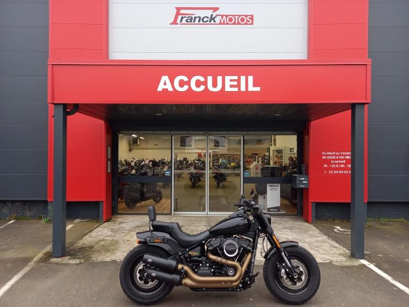 Harley-Davidson Softail Fat Bob Softail Fat Bob 1745 Noir ABS 2018 Essence Noir Occasion à vendre