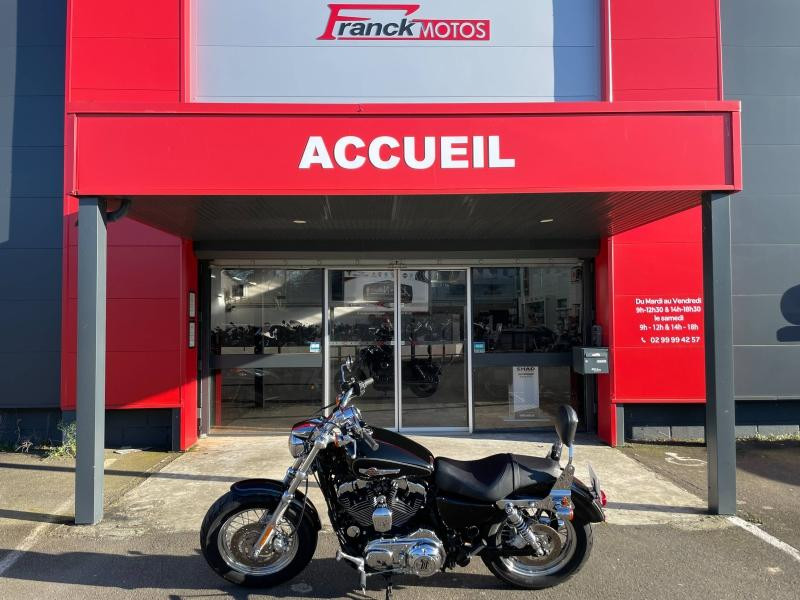 Photo 5 de l'offre de HARLEY-DAVIDSON Sportster Sportster XL 1200 C Custom Noir 2011 à 9490€ chez Franck motos