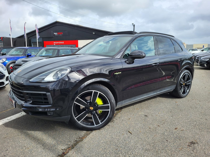 Porsche CAYENNE 3.0 V6 462CH E-HYBRID Hybride NOIR Occasion à vendre