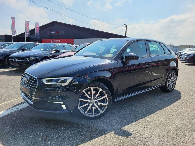 Audi A3 SPORTBACK 1.4 TFSI 204CH E-TRON S LINE S TRONIC 6 Hybride NOIR Occasion à vendre