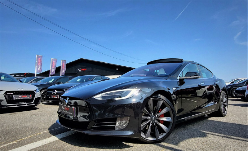 Tesla MODEL S P100DL PERFORMANCE LUDICROUS DUAL MOTOR Electrique NOIR Occasion à vendre